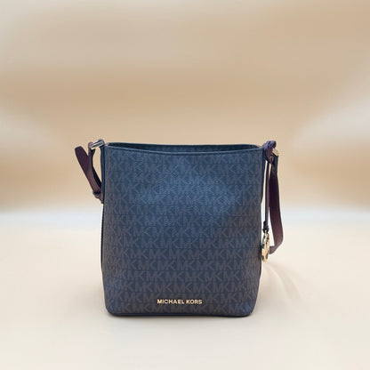 MICHAEL KORS KIMBERLY Small Bucket Bag Messenger Merlot