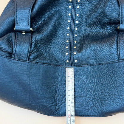 MICHAEL KORS Astor Black Pebbled Leather Satchel Shoulder Tote Hobo Bag with COA