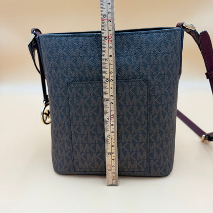 MICHAEL KORS KIMBERLY Small Bucket Bag Messenger Merlot