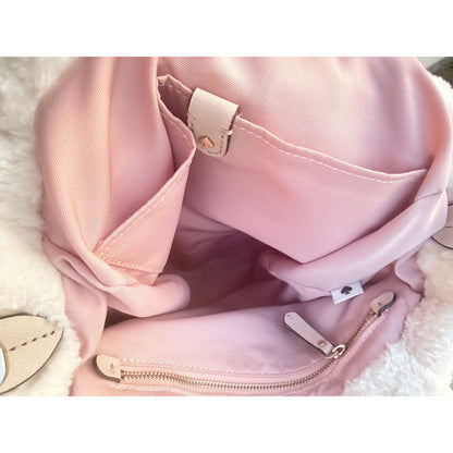 Kate Spade New York Sherpa Tote Bag | Ivory Teddy Faux Shearling | Crossbody